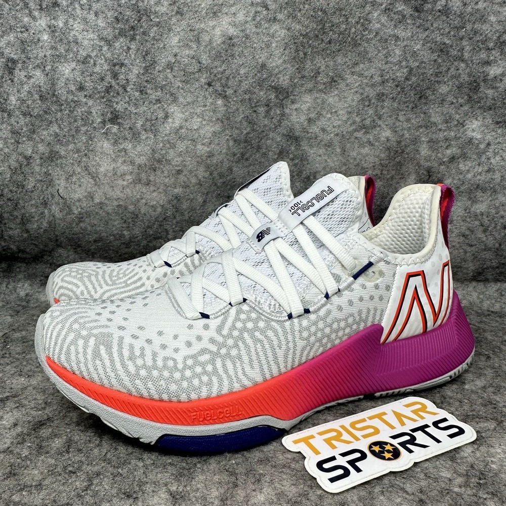 New Balance FuelCell V1 100 Shoes Womens Size 5.5 White Magenta Pop Training